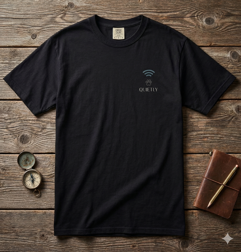 Pet Lover T-Shirt – Quietly, Calm Bond | Paw Signals