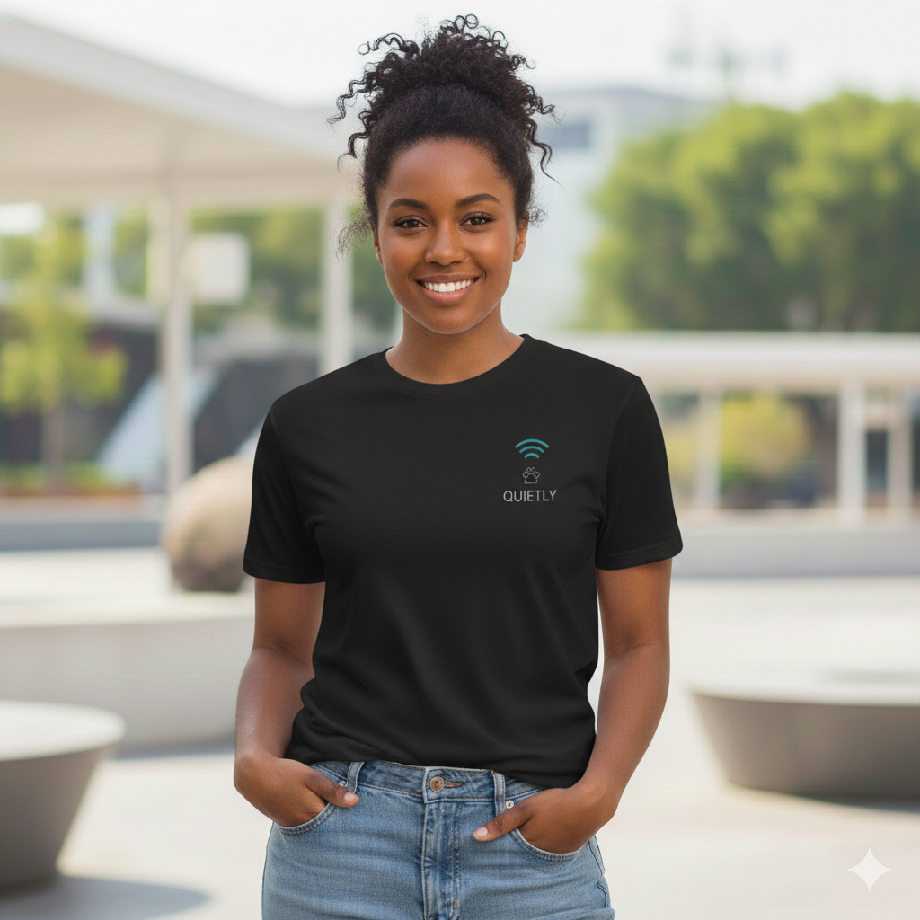 Pet Lover T-Shirt – Quietly, Calm Bond | Paw Signals