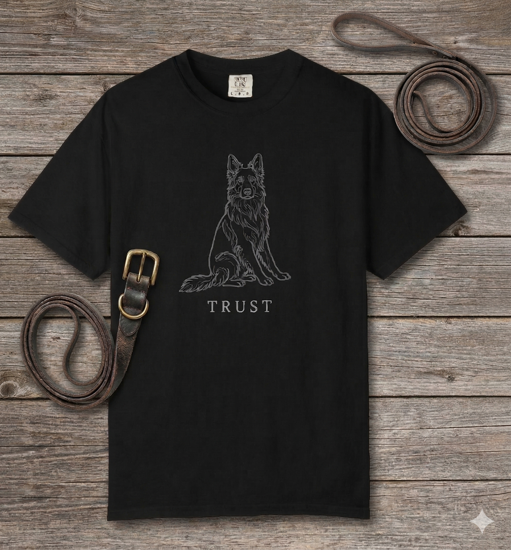 Trust - The only word that matters between you and your dog.