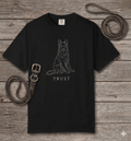 Dog Lover T-Shirt – Trust Speaks First | Paw Signals