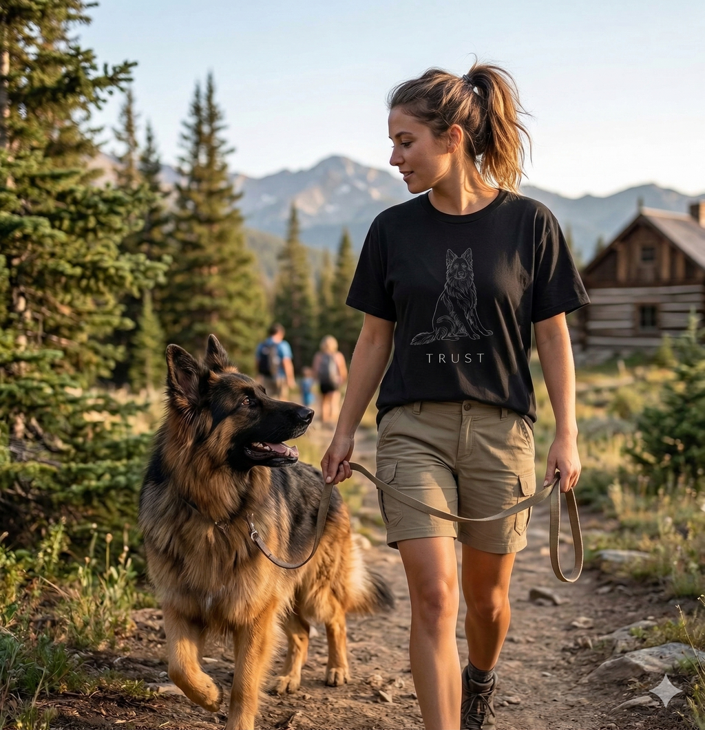 Trust - The only word that matters between you and your dog.
