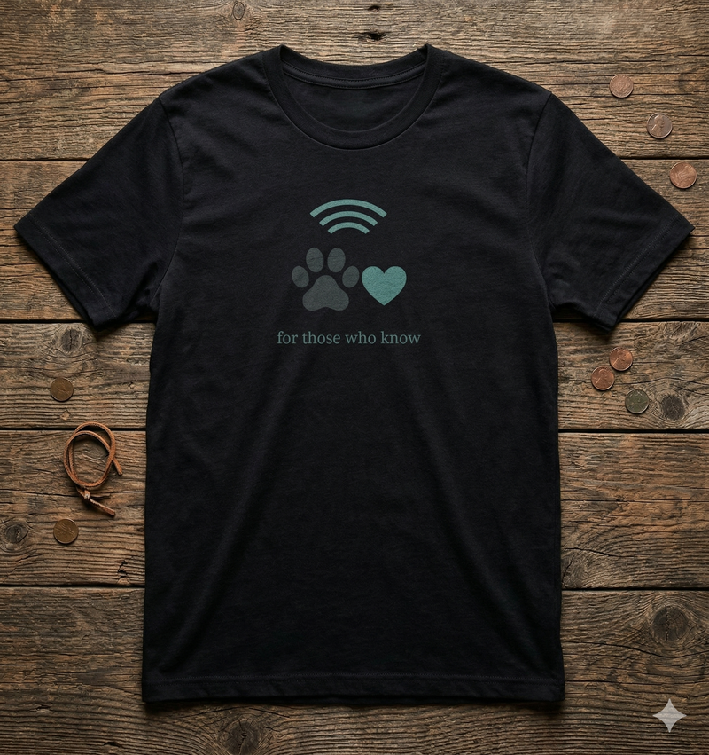 Pet Memorial T-Shirt – Paw & Heart Tee | Paw Signals