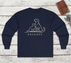 Pet Lover Long Sleeve Shirt – Observe | Paw Signals