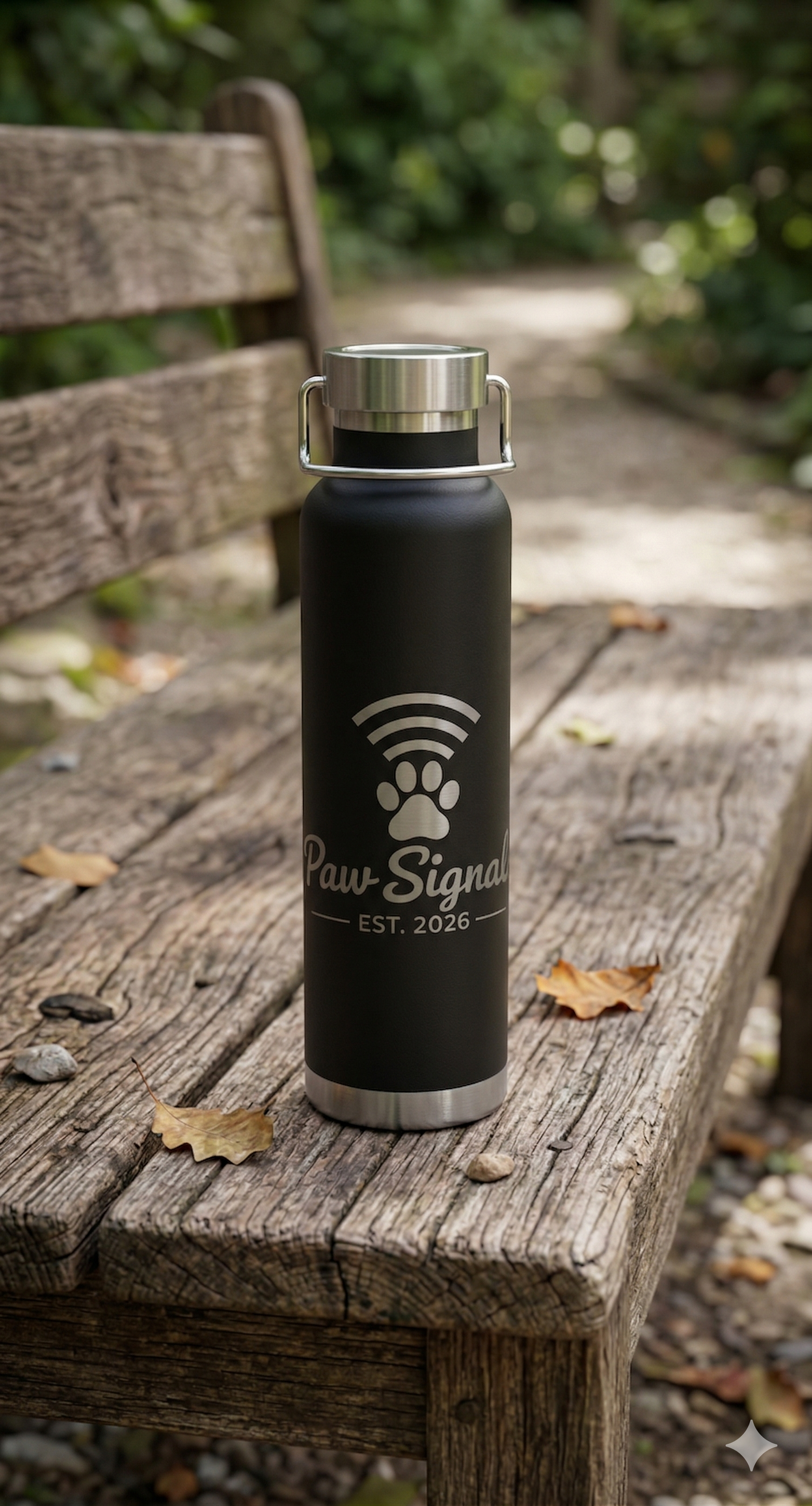 Paw Signals 22oz Copper Vacuum Insulated Bottle — Pet Lover Thermos