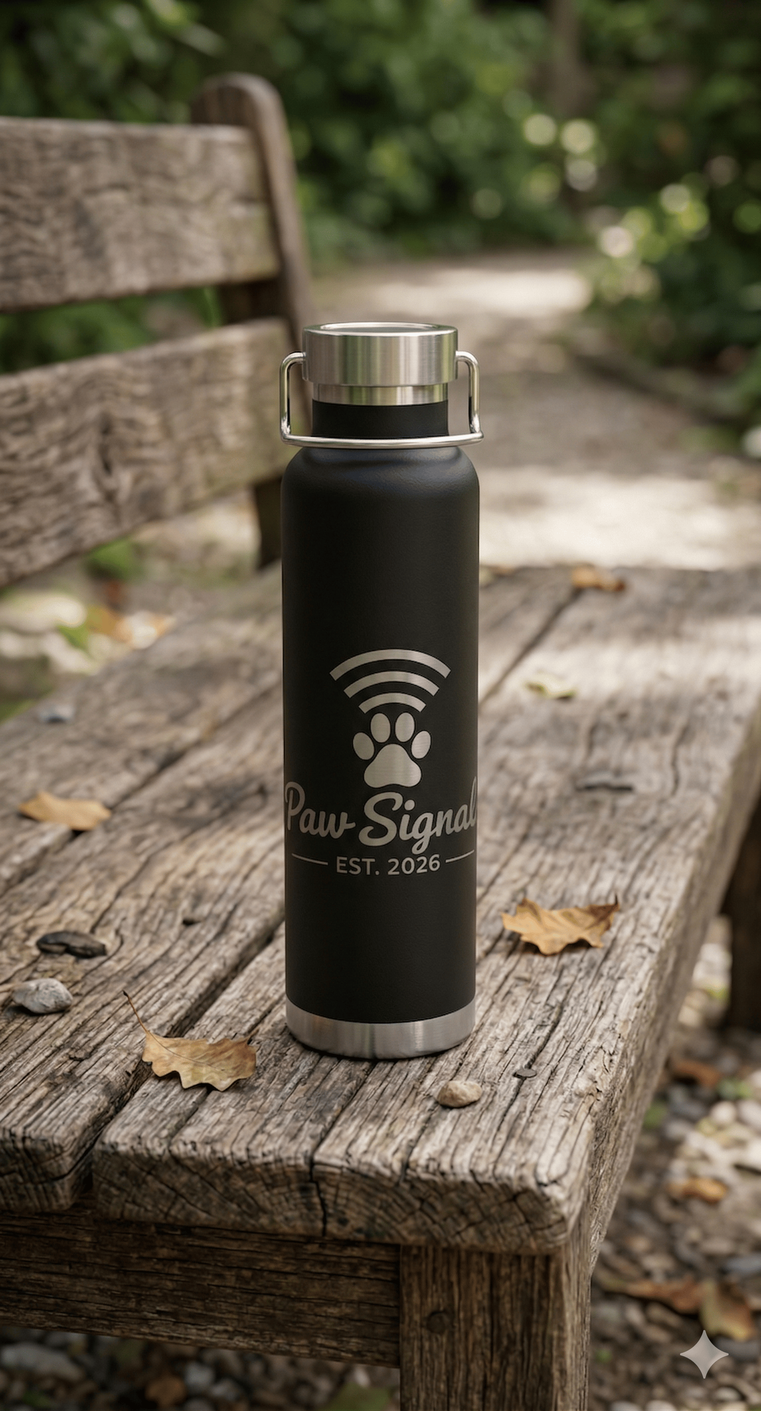 Pet Lover Water Bottle – 22oz Insulated | Paw Signals