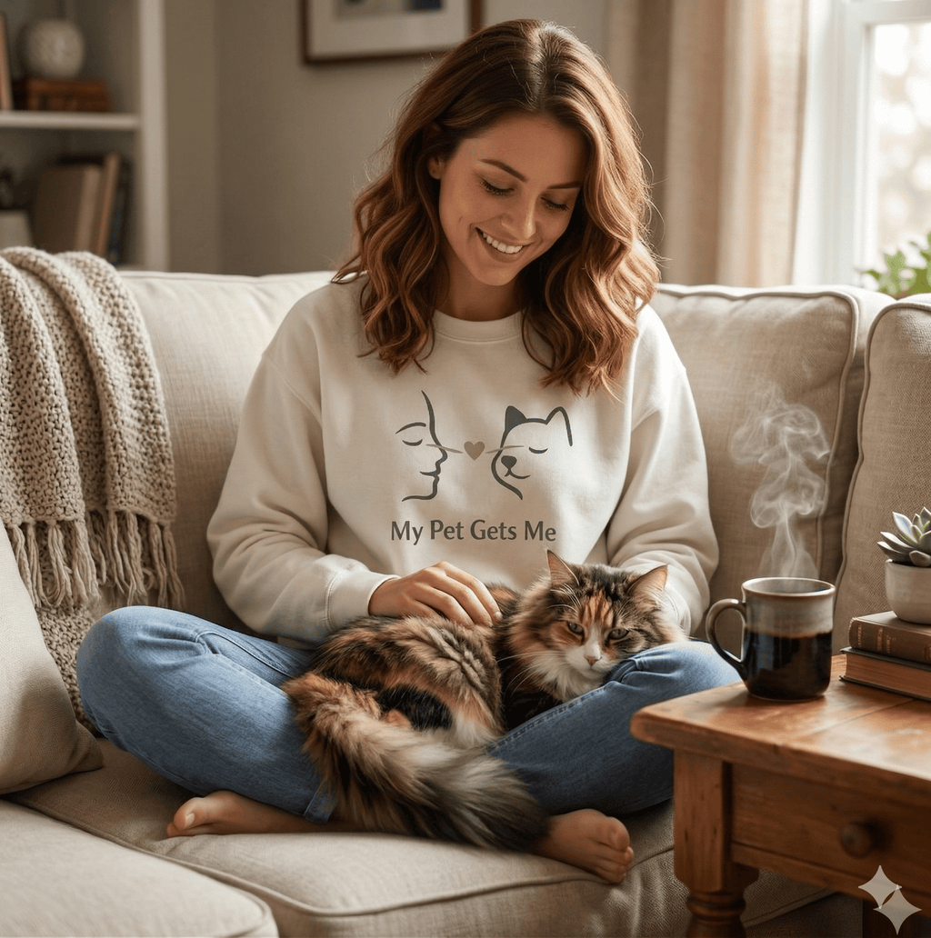 My Pet Gets Me Sweatshirt – Your Bond | Paw Signals