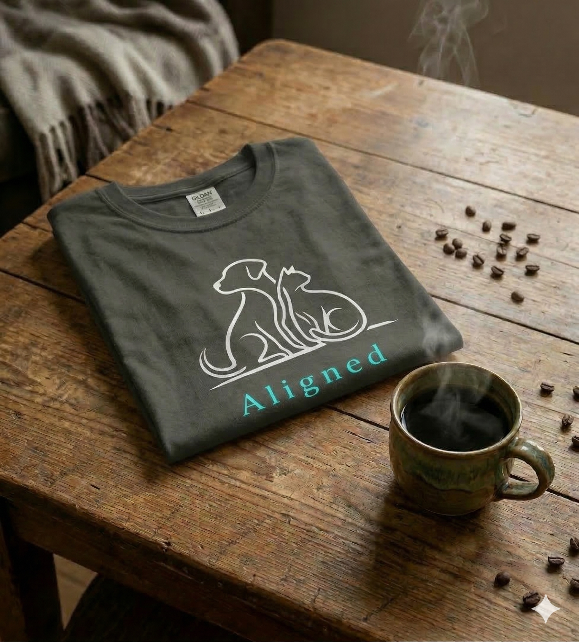 Aligned — When two energies sit in harmony, nothing else needs adjusting.