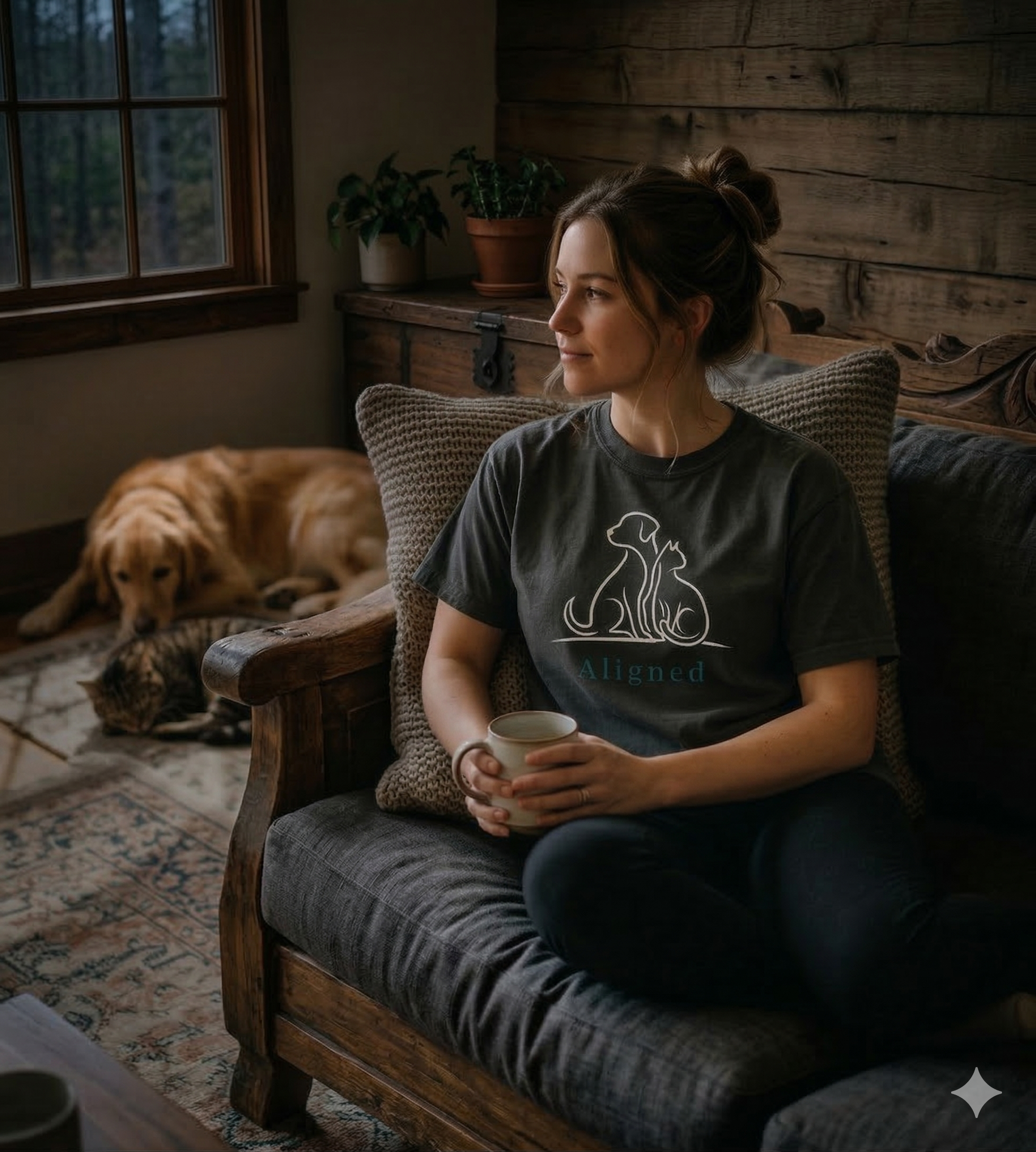 Aligned — When two energies sit in harmony, nothing else needs adjusting.