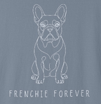 Frenchie Forever - French Bulldog Line Art