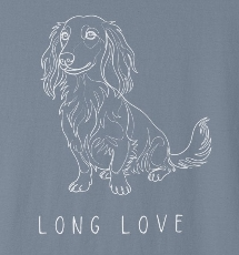 Long Love - Dachshund Line Art Tee