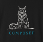 Composed - Maine Coon Cat Tee